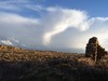 photo of clouds over Pueblo Bonito